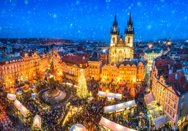 Praag in Kerstsfeer